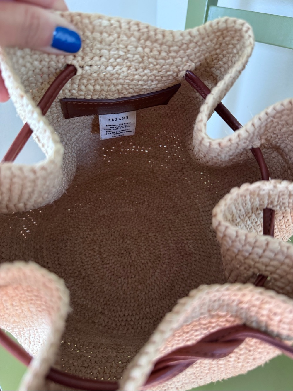 Sezane Zelie Bucket Bag - Picture 8 of 9